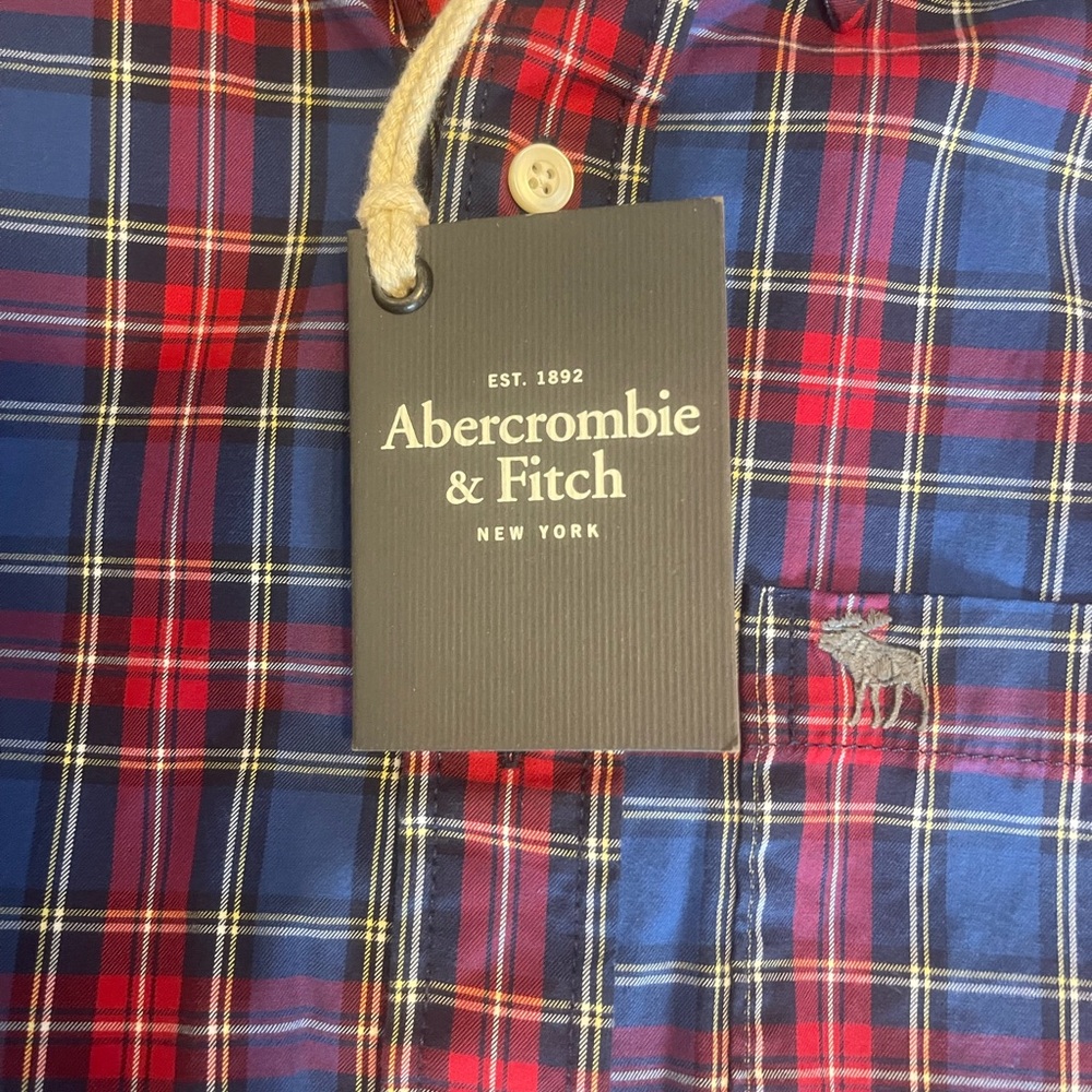 Abercrombie and Fitch button up plaid shirt XXL
muscle fit - Picture 4 of 8